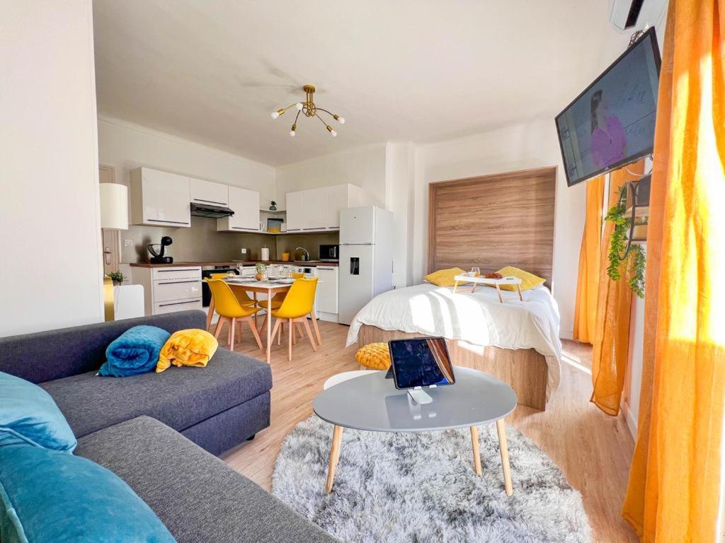 Appartement vue mer Parking privé Place Med Canet-en-Roussillon Exterior foto