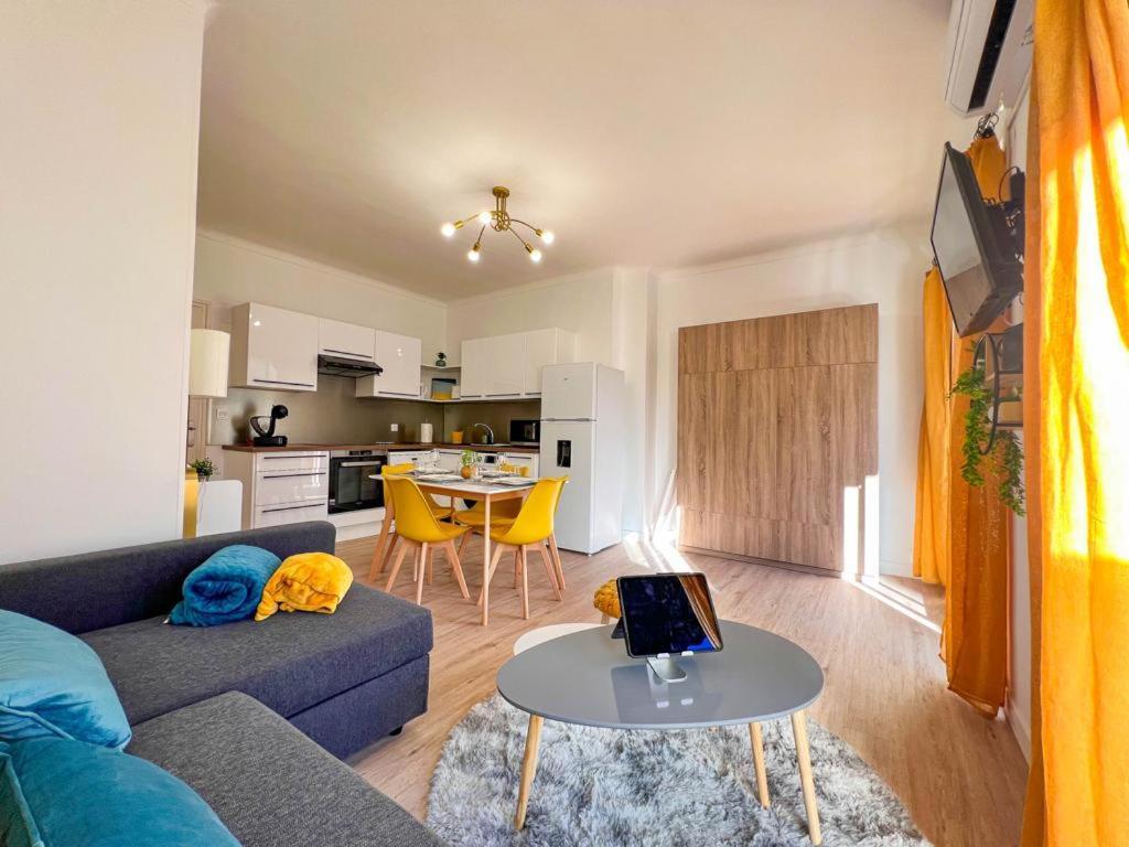 Appartement vue mer Parking privé Place Med Canet-en-Roussillon Exterior foto