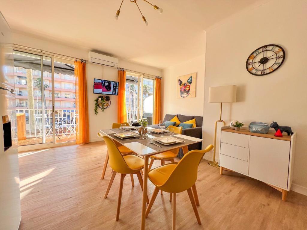 Appartement vue mer Parking privé Place Med Canet-en-Roussillon Exterior foto