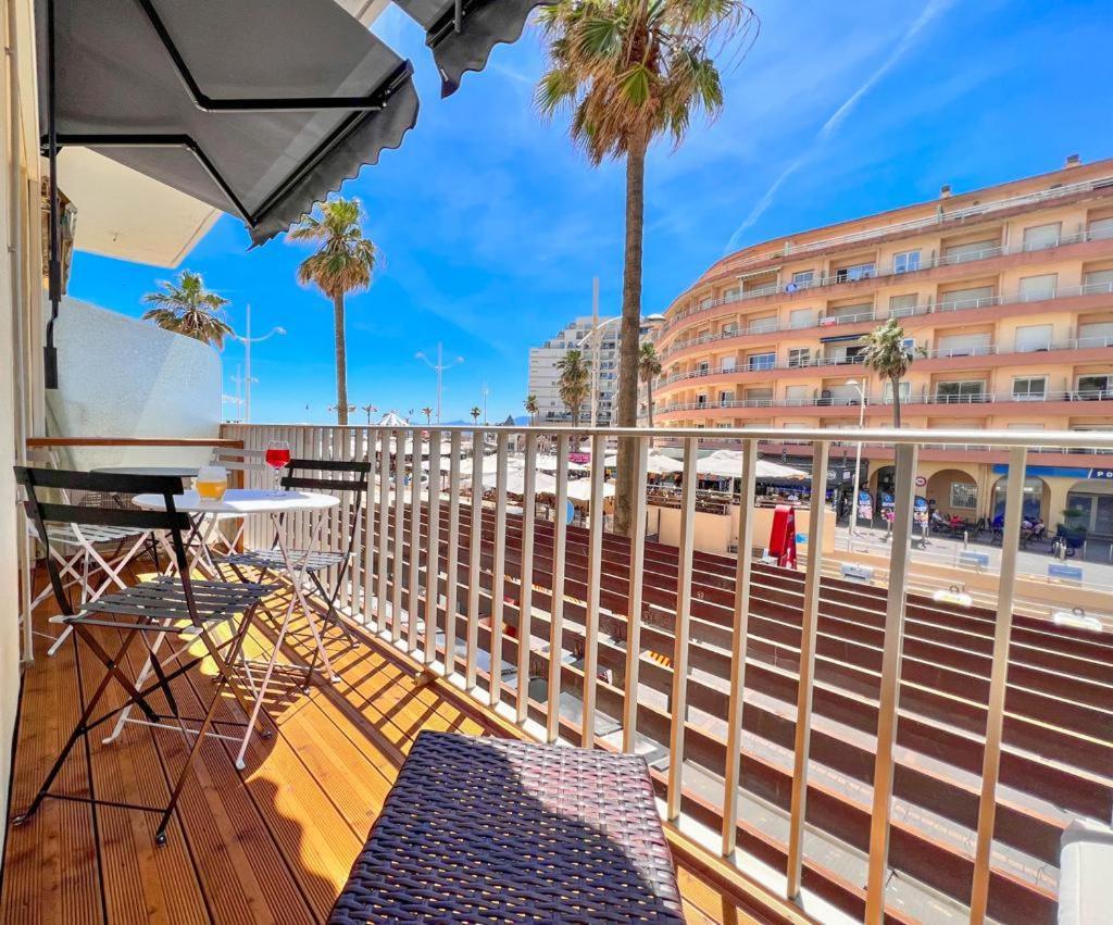 Appartement vue mer Parking privé Place Med Canet-en-Roussillon Exterior foto