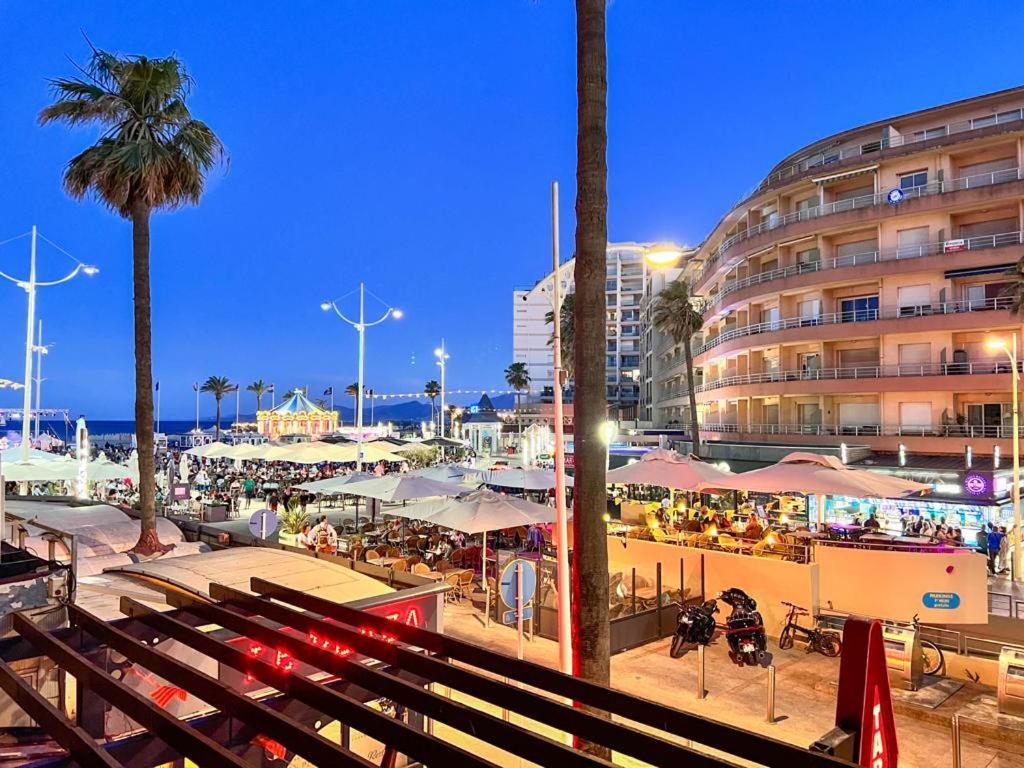 Appartement vue mer Parking privé Place Med Canet-en-Roussillon Exterior foto